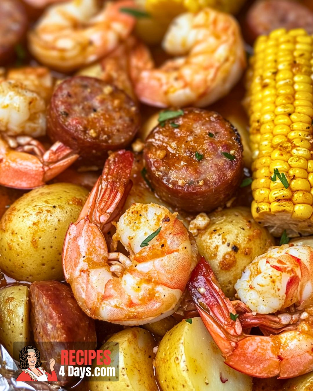 Making Cajun Shrimp Boil