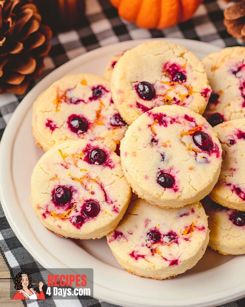 Making Cranberry Orange Shortbread Cookies