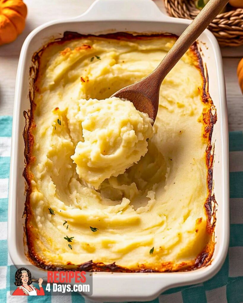 How to make Creamy Baked Mashed Potatoes