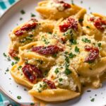 Creamy Sun-Dried Tomato & Ricotta Stuffed Shells Recipe