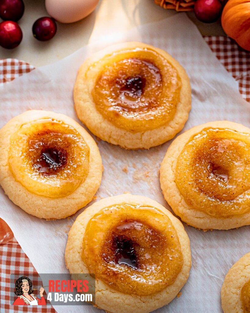 Making Creme Brûlée Cookies