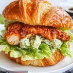Croissant Chicken Caesar Salad Sandwich Recipe