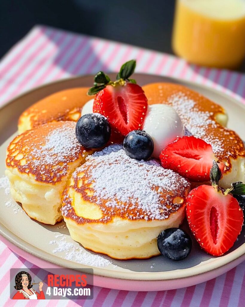 Fluffy Japanese Souffle Pancakes Recipe