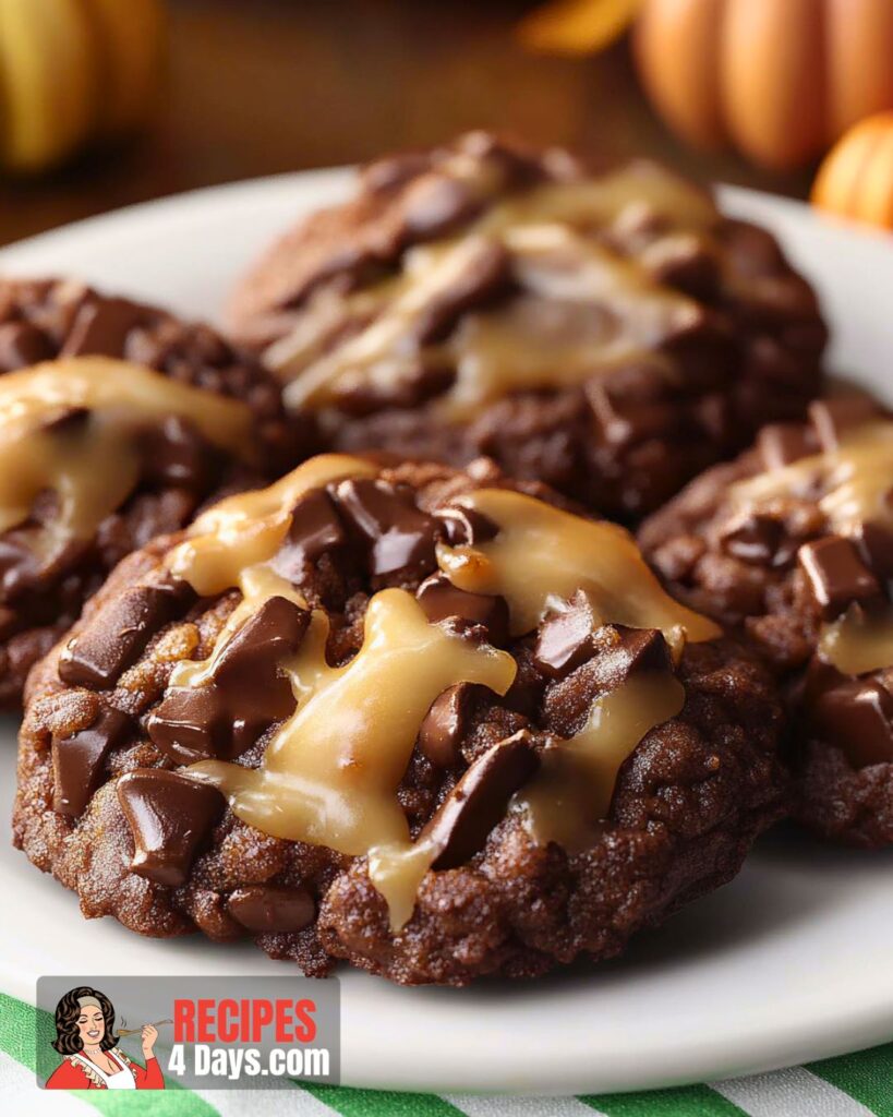 German Chocolate Cookies Making