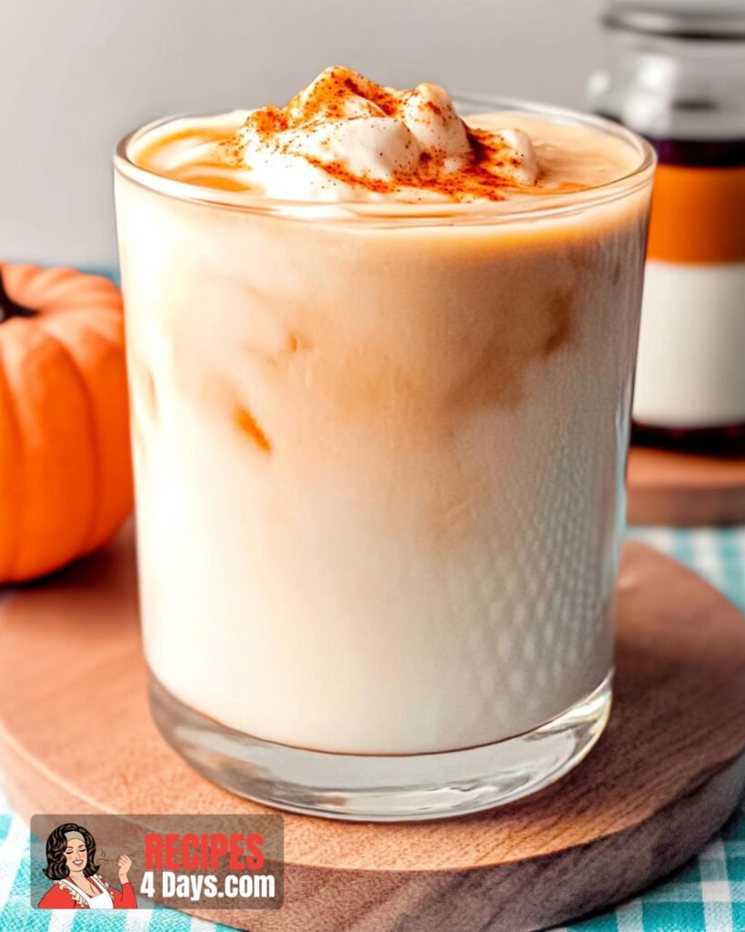 Preparing Iced Pumpkin Cream Chai Tea Latte (Copycat)