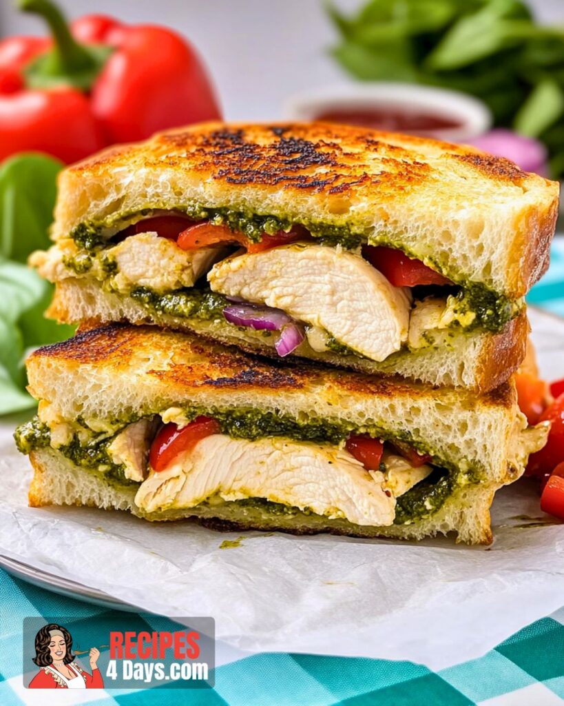 Making Italian Chicken Panini