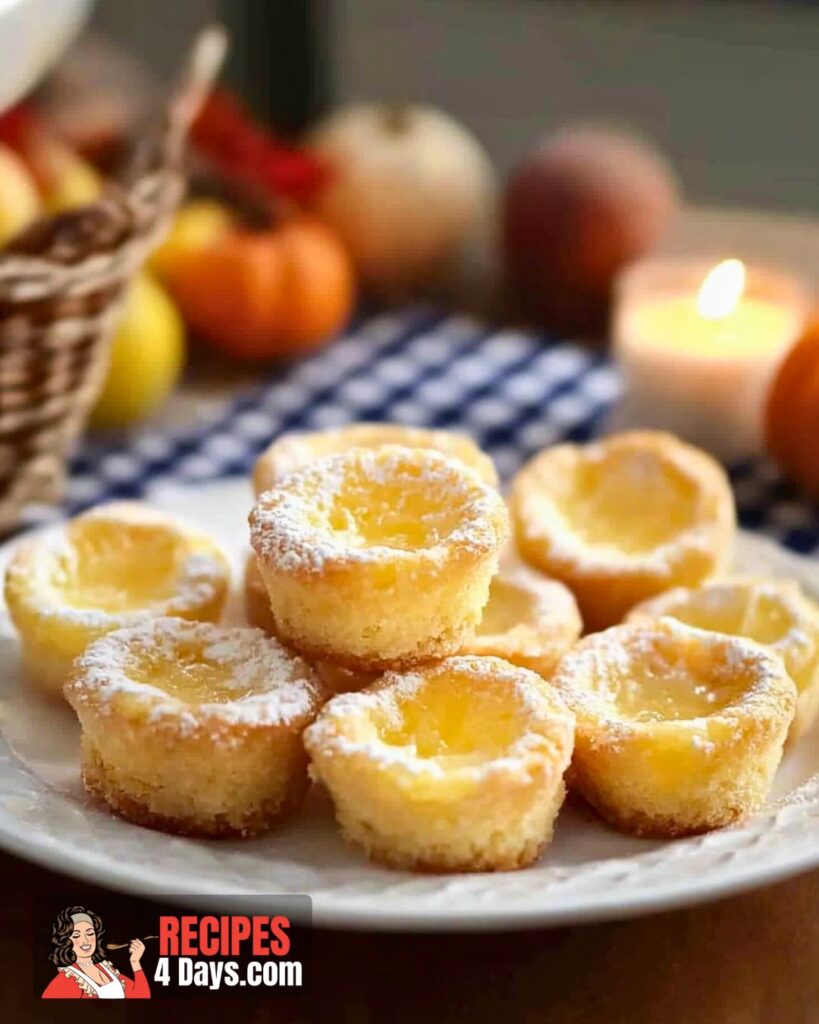 Lemon Bar Cookie Cups Recipe