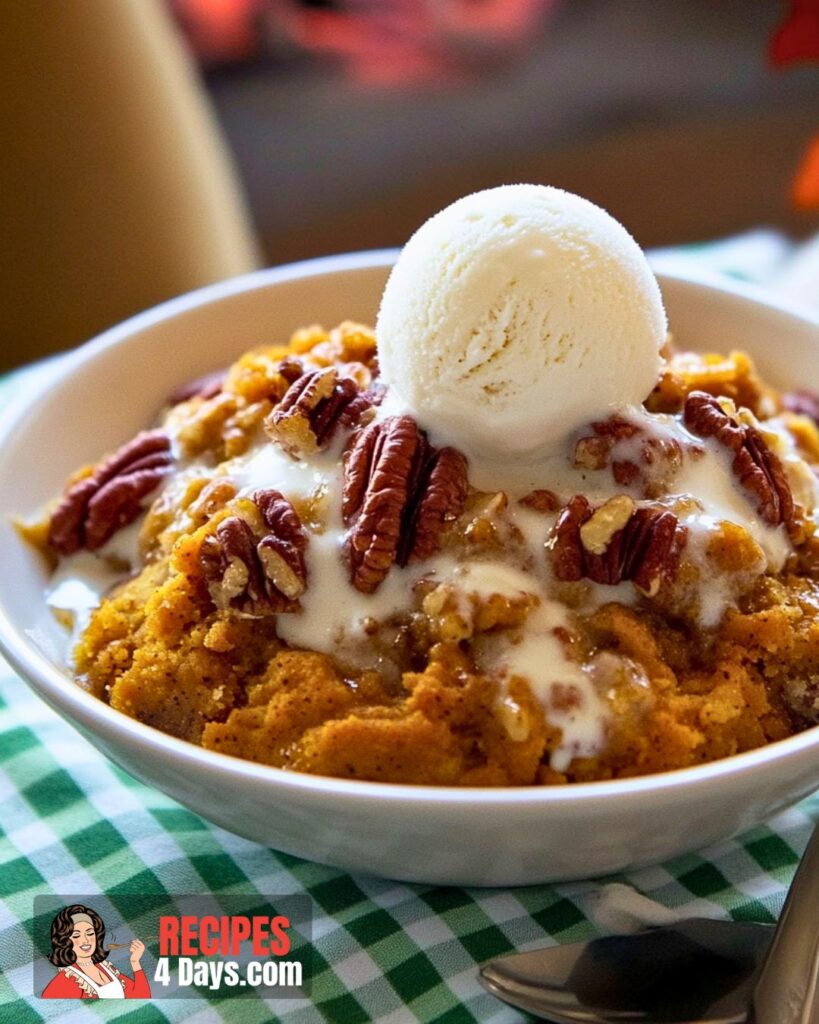 Pumpkin Pecan Cobbler Recipe