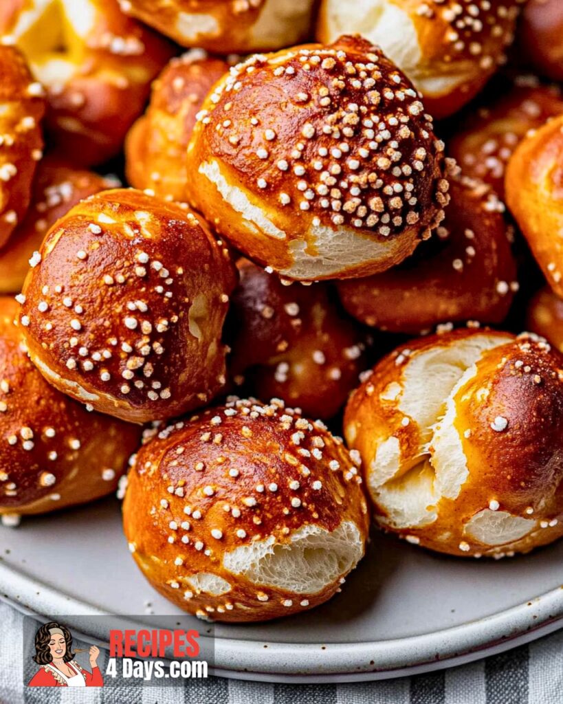 Soft Pretzel Bites With Vegan Cheese Sauce Recipe