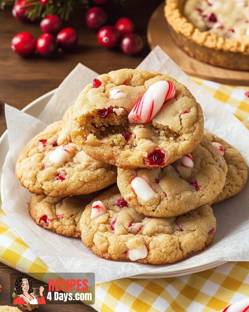 Making White Chocolate Candy Cane Cookies