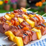 Hawaiian Ham and Pineapple Skewers recipe