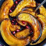 Maple Glazed Acorn Squash Making