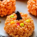 Rice Krispie Treat Pumpkins Making