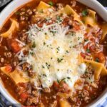 Crockpot Lasagna Soup Recipe