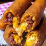 Deep-Fried Bacon Cheeseburger Corn Dogs Recipe