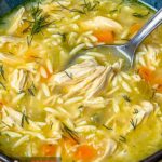 Greek Lemon Chicken Soup Serving