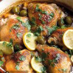 Moroccan Chicken With Lemon And Olives Recipe
