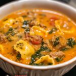 Spicy Tortellini Soup With Sausage Recipe