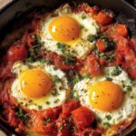 Baked Egg Skillet With Herb Sour Cream