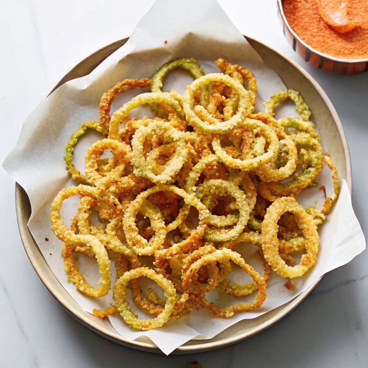 Baked Parmesan Zucchini Curly Fries