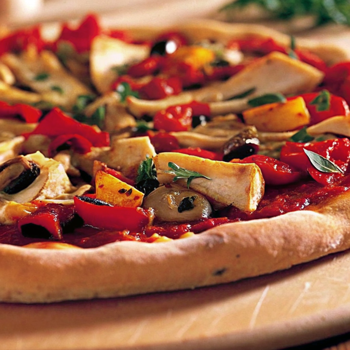 Making Cheeseless Pizza