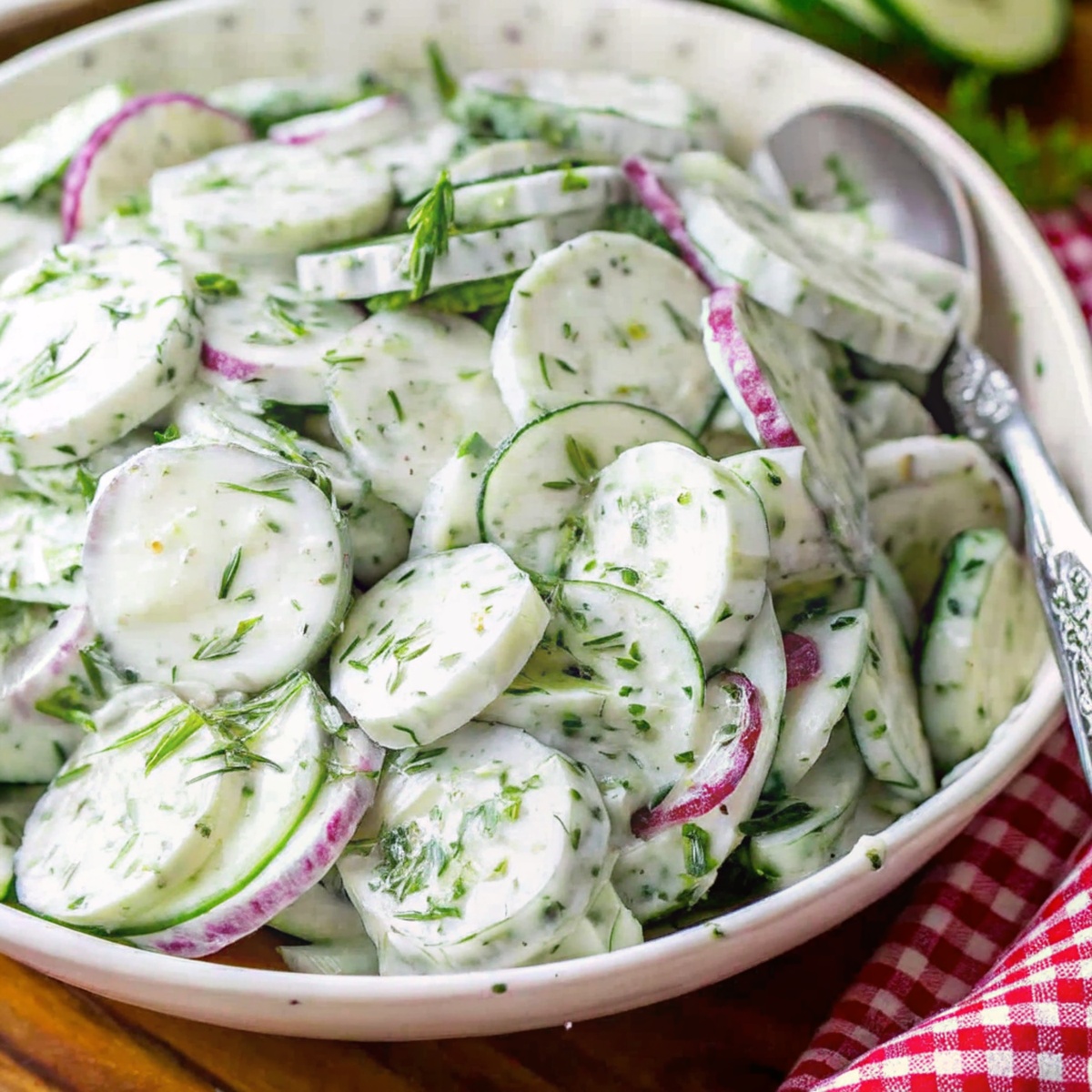 Creamy Cucumber Salad