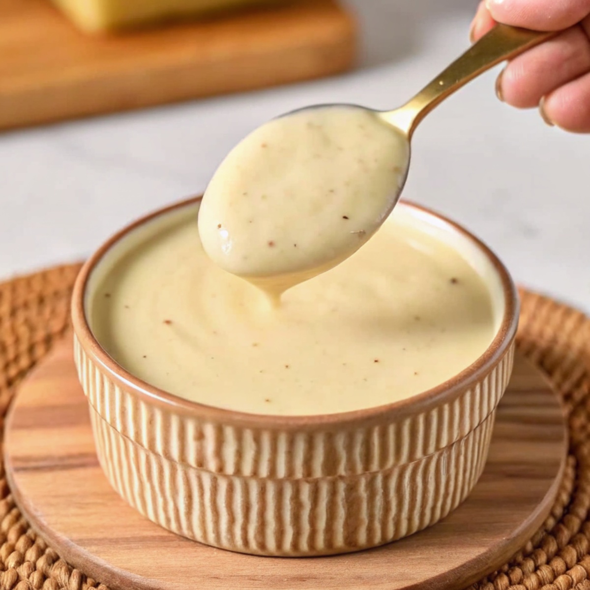 Making Hello Fresh Cream Sauce Base