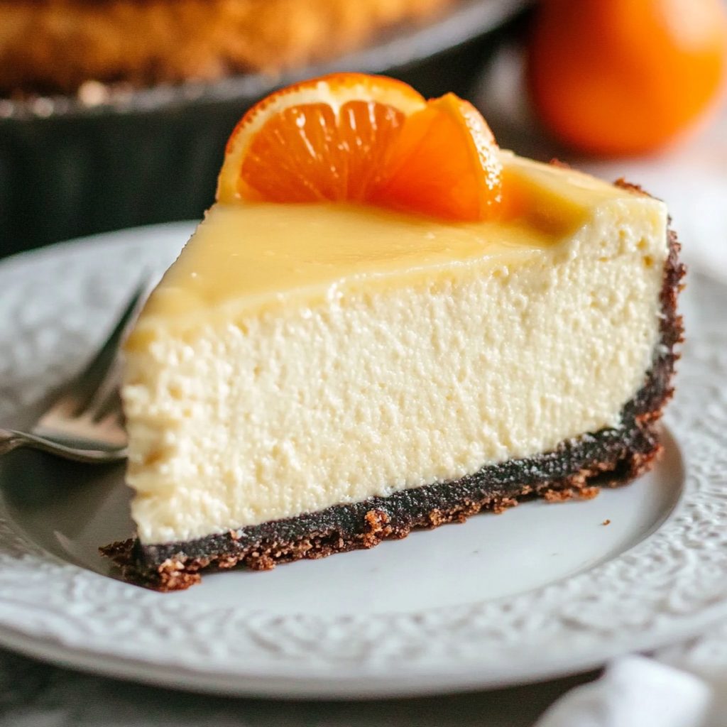 Clementine Vanilla Bean Cheesecake