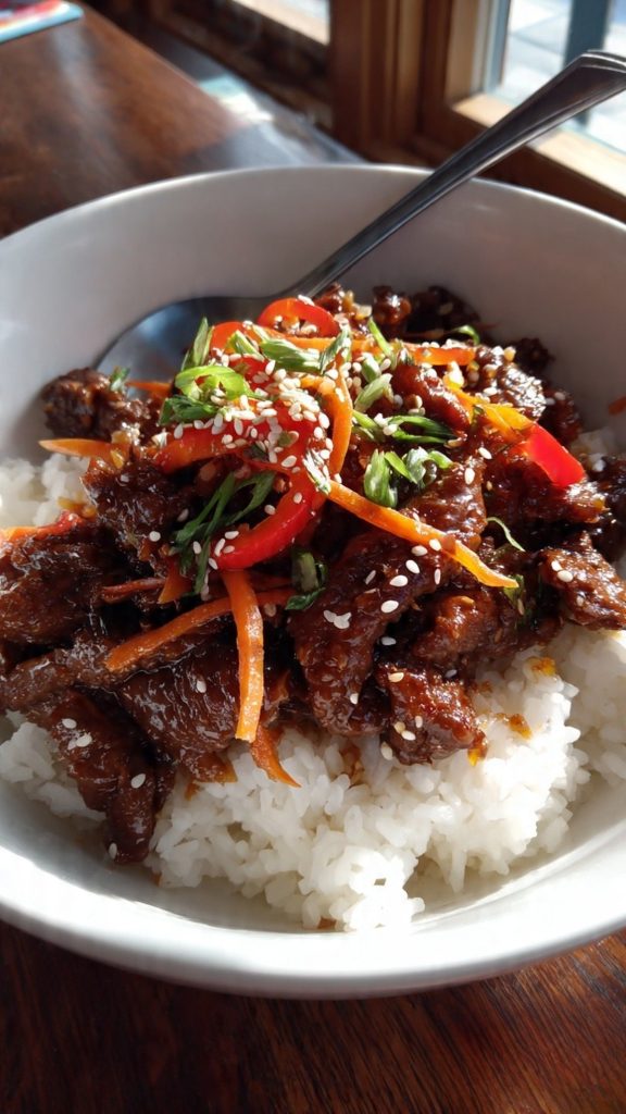 Homemade Mongolian Beef