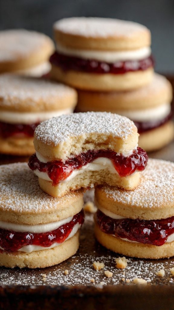 Peanut Butter & Jelly Sandwich Cookies