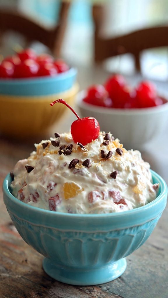 Banana Split Fluff Salad