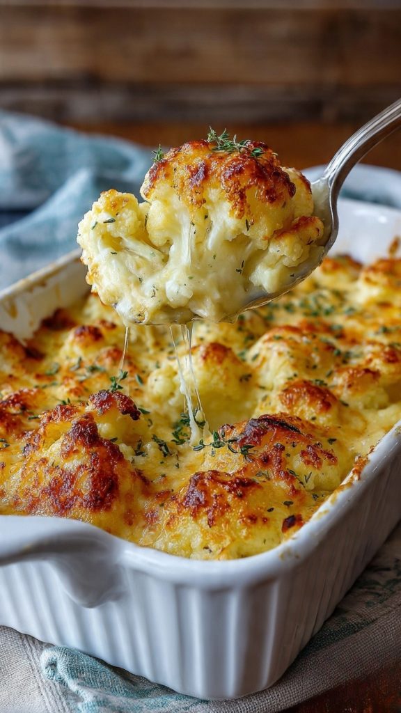 Cauliflower Au Gratin