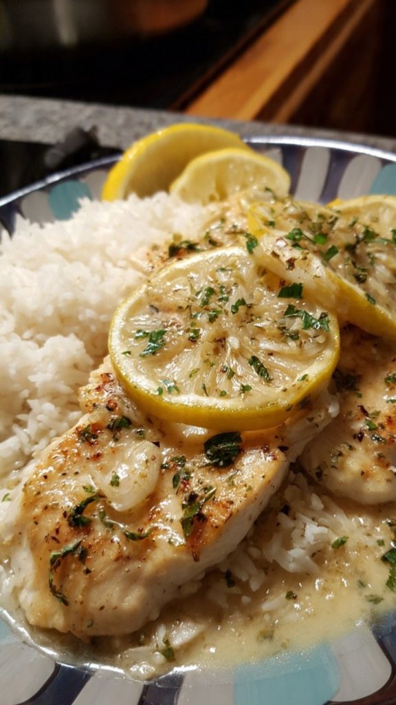 Creamy Lemon Garlic Cod